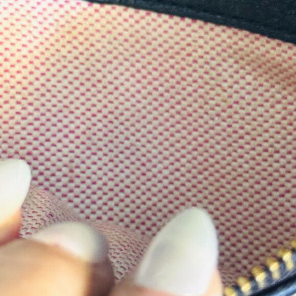 Dooney & Bourke XL Dillen hobo Black Pebble Grain Leather double zip front - Picture 3 of 15